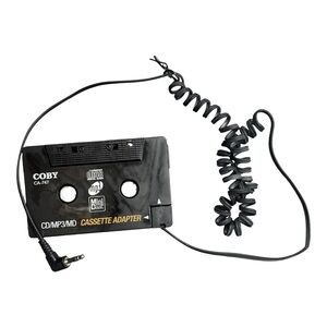 Coby Black‎ Cassette Adapter for Car Audio